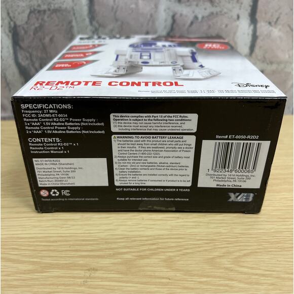 Disney Star Wars R2-D2 + BB-8 Remote Control RC Droids + Lego Spider Man New - Picture 5 of 6